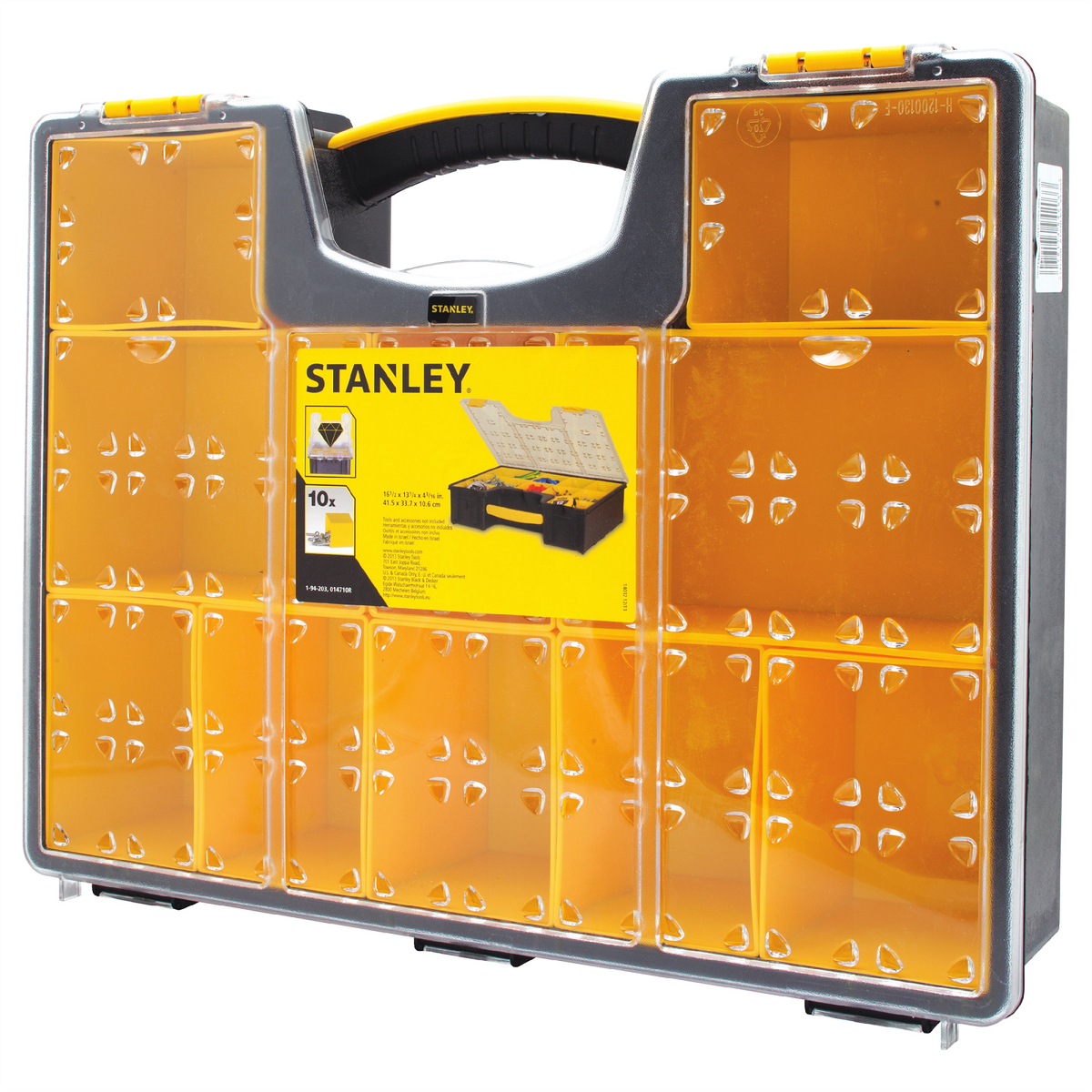 Stanley Pro Series Deep 10 Compartment Organiser - Bunnings Australia