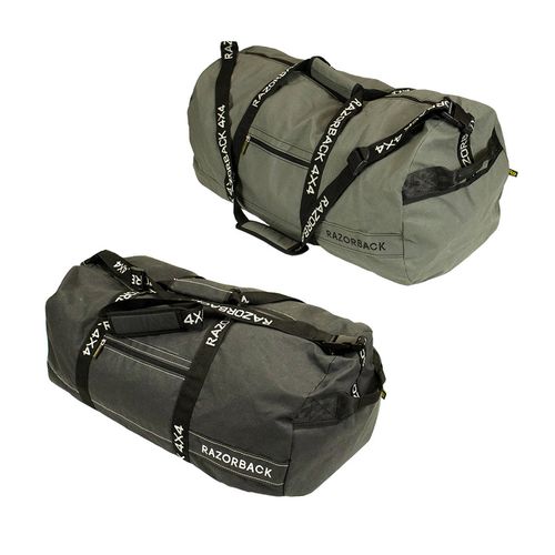Razorback 4x4 Outback Heavy Duty Canvas Duffle Bag - Medium - Green ...