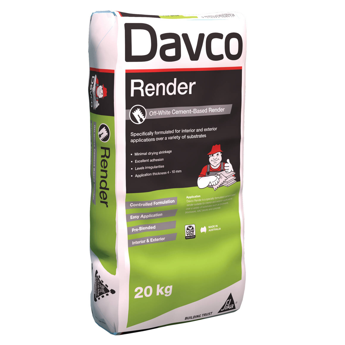 Davco 20kg Off White Render - Bunnings Australia