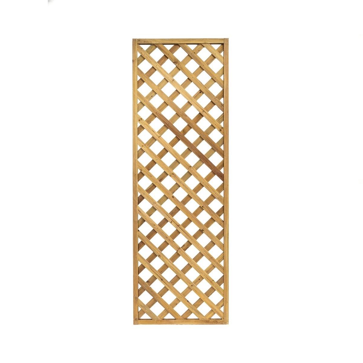 Lattice Makers 1800 x 600mm Diagonal Framed Lattice Panel - Bunnings ...