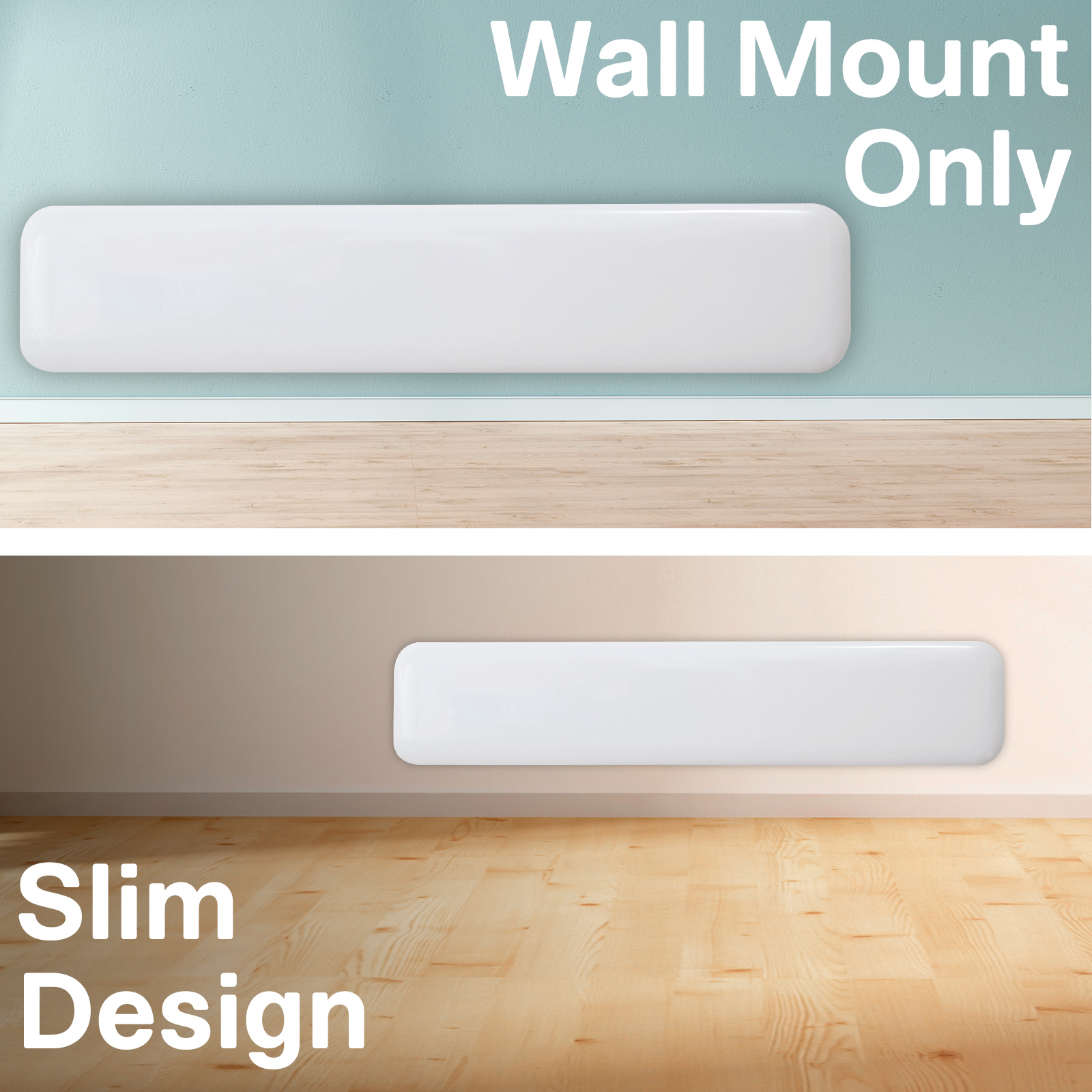 Mill 1050W White Panel Heater - Bunnings Australia