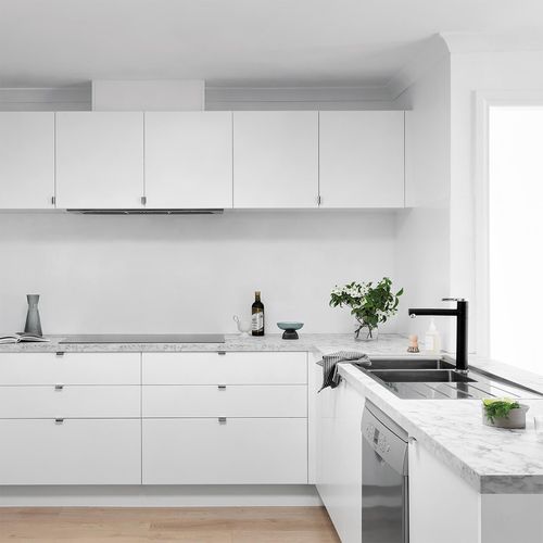 Kaboodle 30 x 300-620mm Biancoccino Customisable Double Square Edge ...