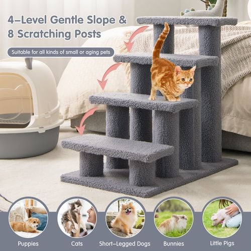 costway-cat-tree-scratching-post-climber-kitty-grey-bunnings-australia