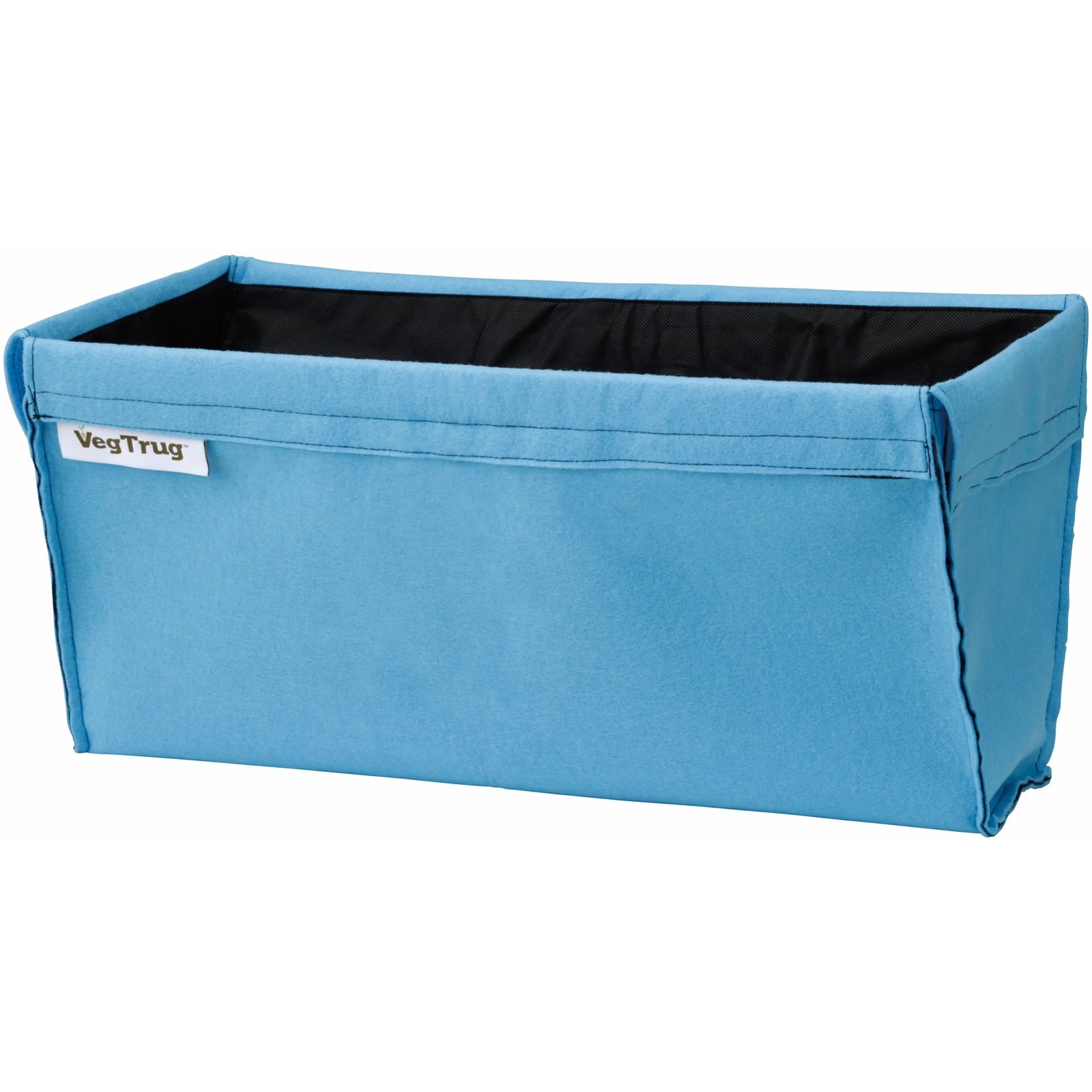 Potager Surélevé VegTrug Poppy Go - 65x40x79 Cm, Noir, 34 Litres, Pour Balcon Et Terrasse