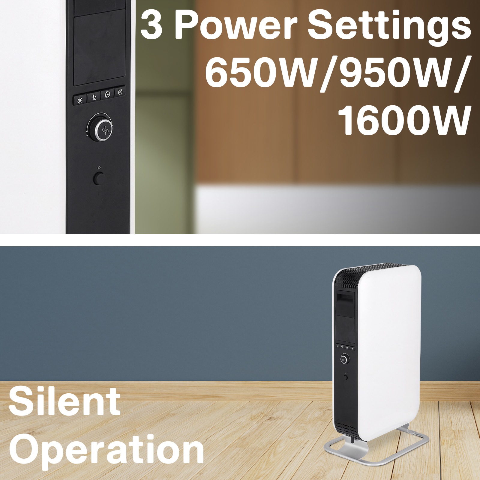 Mill 1600W Gentle Air Oil Filled Radiator - Bunnings Australia
