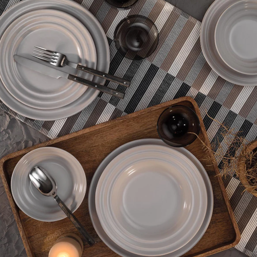 Kütahya Tuana 24 piece Dinner set PEARL Matt Beige - Bunnings Australia