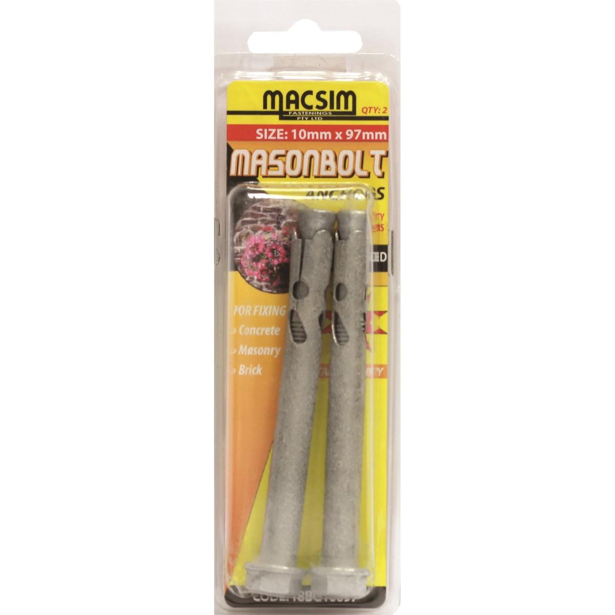 Macsim Fasteners 10 x 97mm Galvanised Sleeve Anchor - Bunnings New Zealand