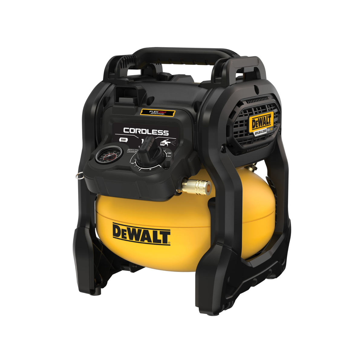 DeWALT 18V 10L Brushless Cordless Compressor DCC1018N-XJ - Skin Only ...