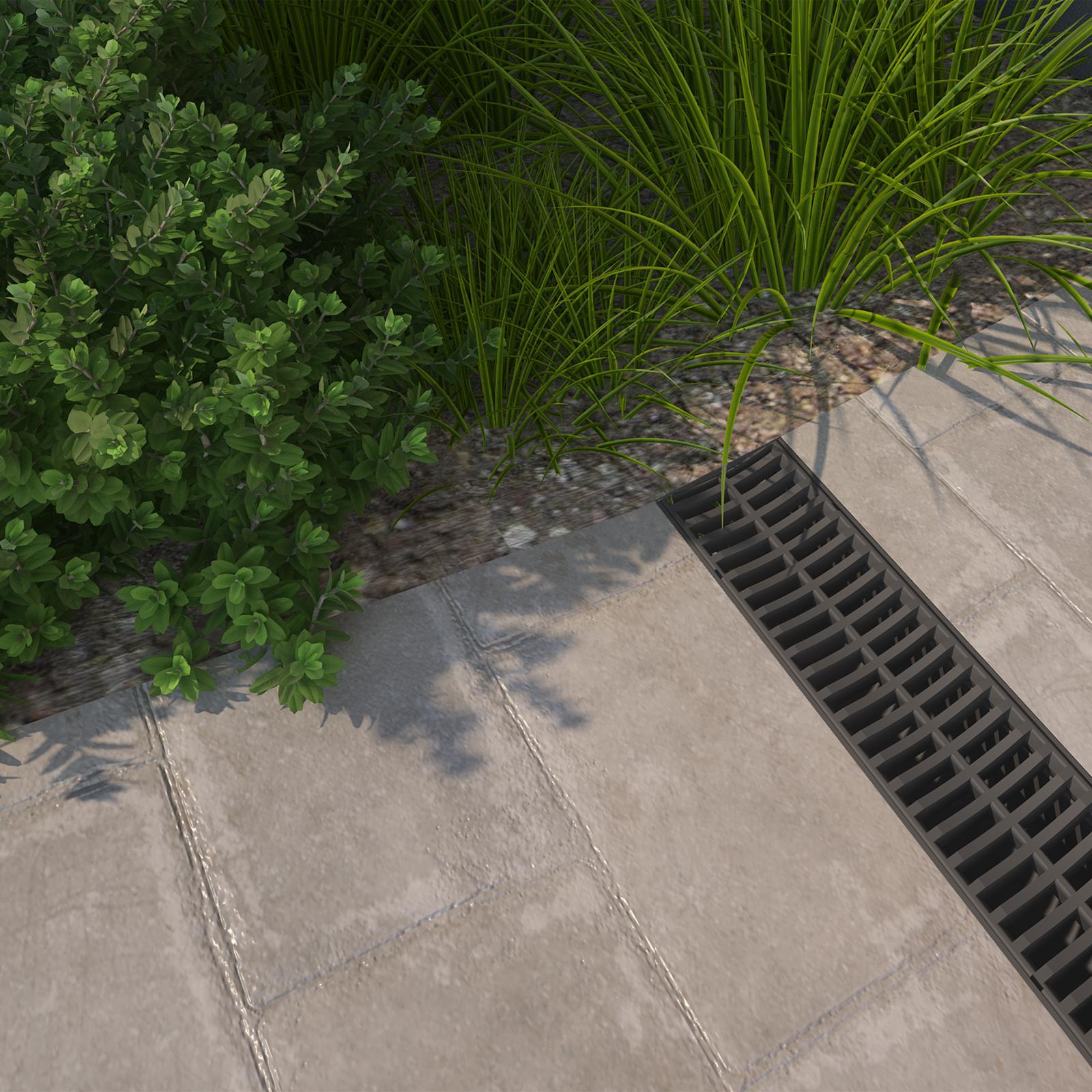 Everhard 3m EasyDRAIN Polymer Grate And Prejoined Channel - Bunnings ...