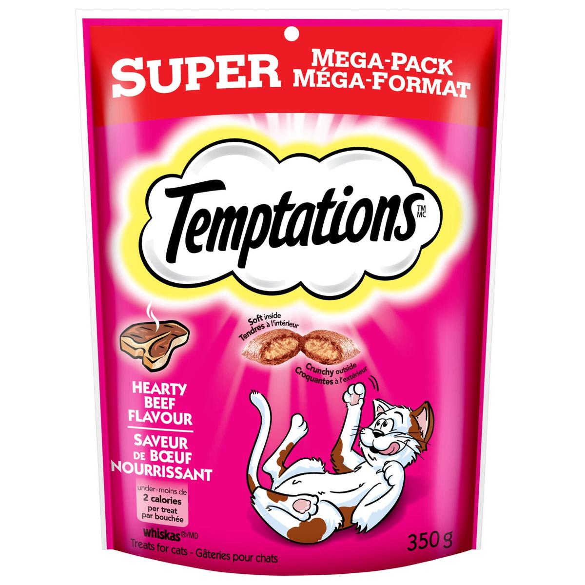 Temptations 350g Beef Flavour Super Mega Pack Cat Treats - Bunnings New ...