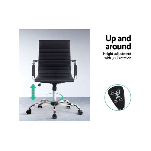 Artiss Black Eames Replica Office Chair Bunnings Australia