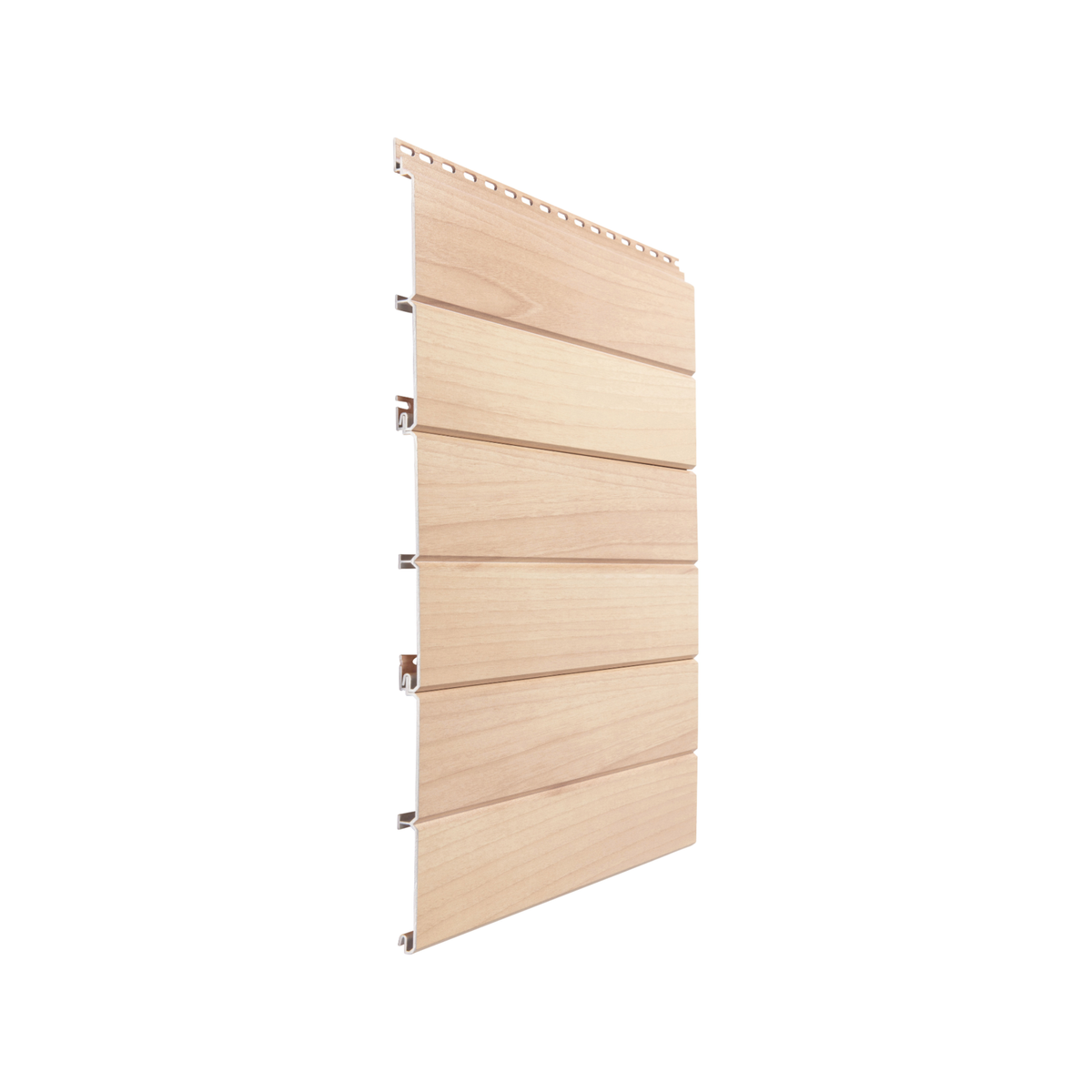 DECO 180 x 15mm 6.5m Curly Birch DecoClad Aluminium V-Groove Cladding ...