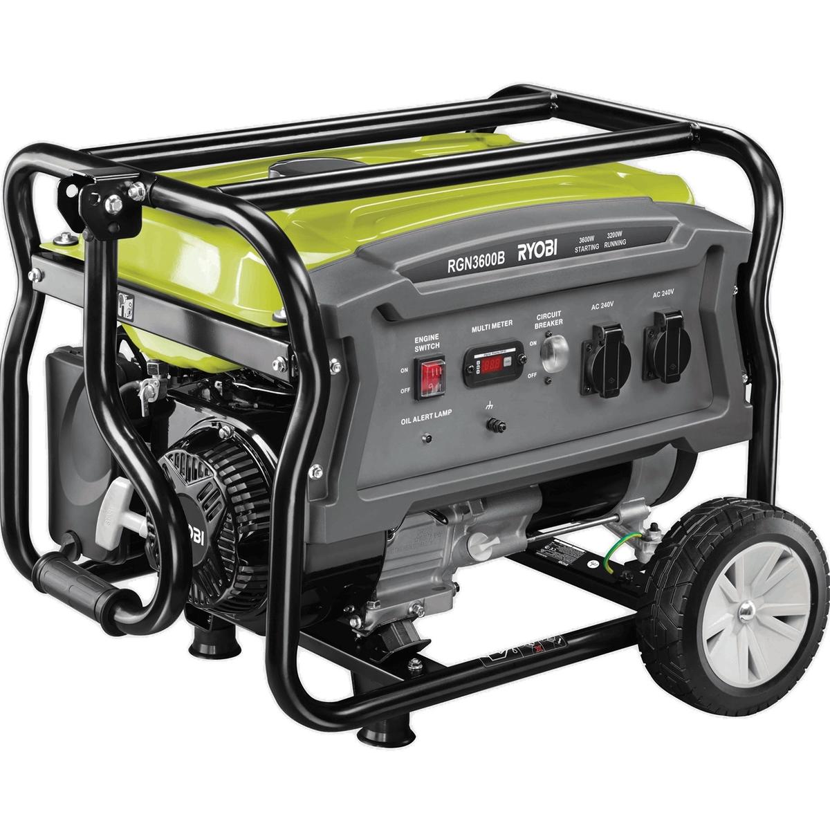 Ryobi 3600W 4 Stroke Petrol Generator - Bunnings Australia