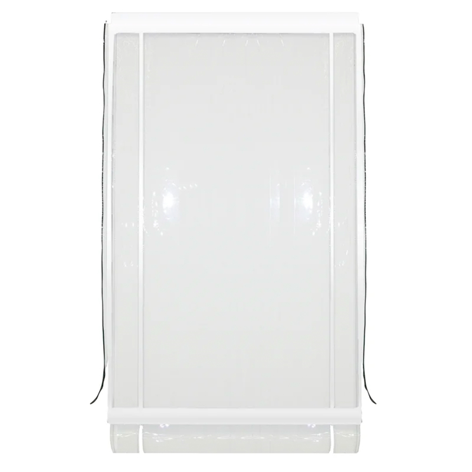 Bistro Blinds 0.75 x 2400 x 2400mm Clear / White PVC Outdoor Blind
