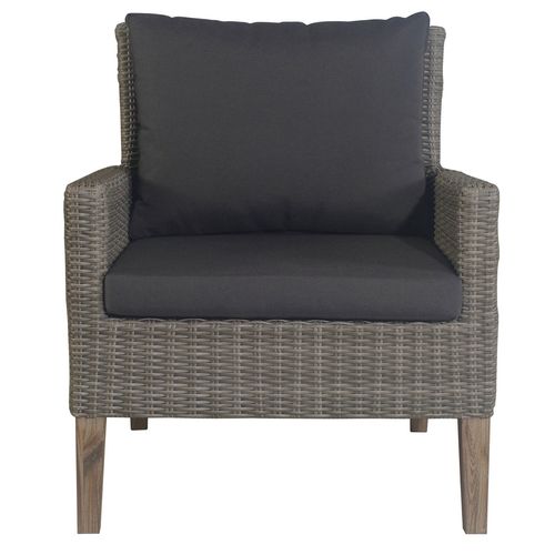 Byron 3pc Rattan Outdoor Sofa Set 2 Seater Wicker Lounge 2 Arm Chair ...