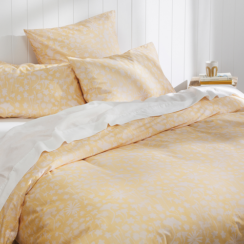 Ecology Solaris Quilt Cover Size Super King Blush/Lemon Bedding ...