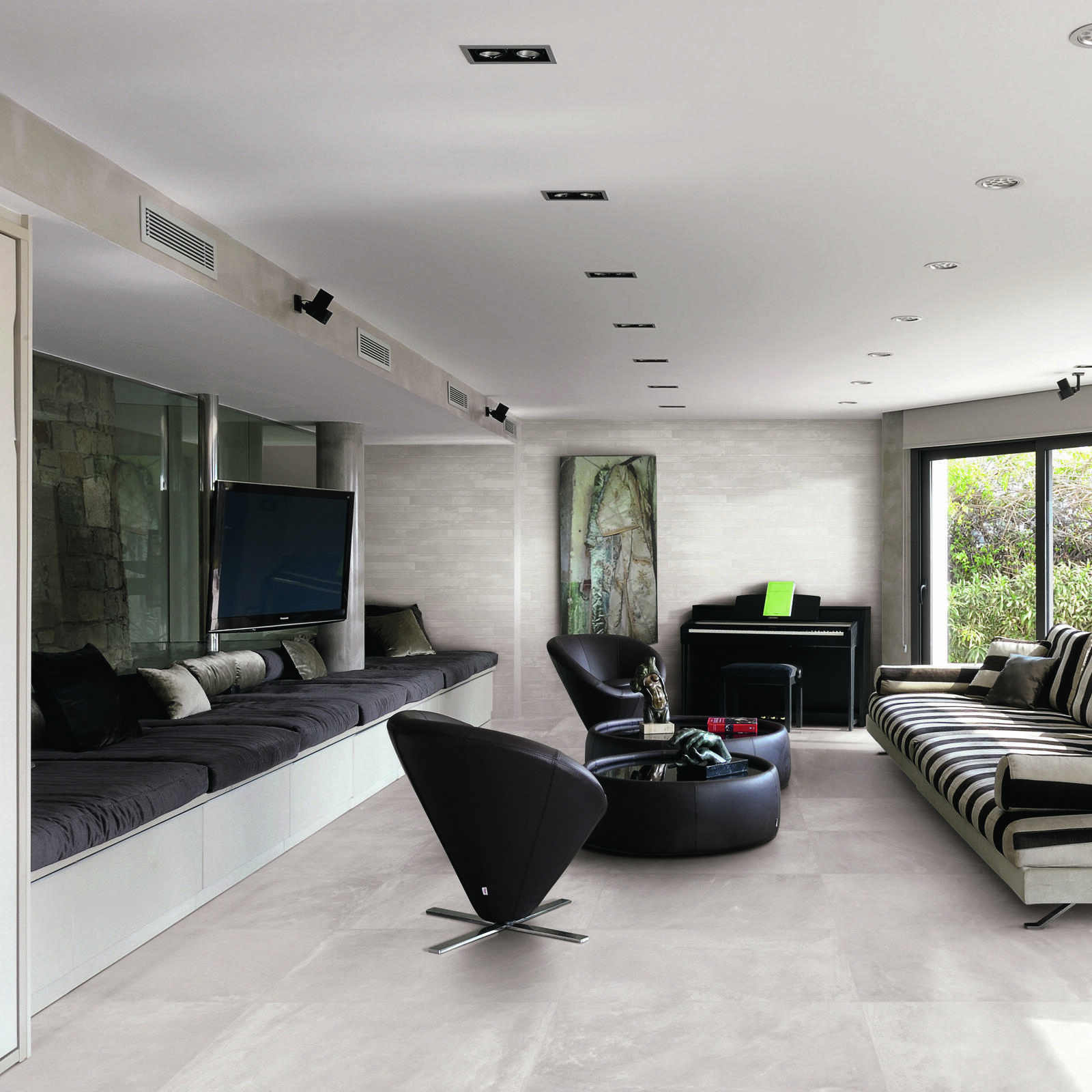 SIGNORINO 800 x 800mm Resina Bianco Porcelain Tile - Carton of 2 / 1 ...