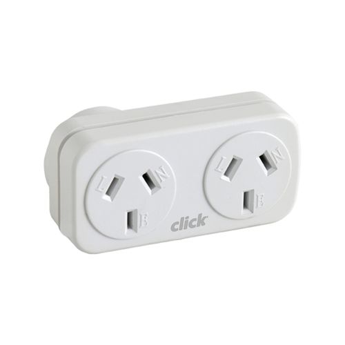 Click Right Hand Double Adaptor - Right - Bunnings Australia