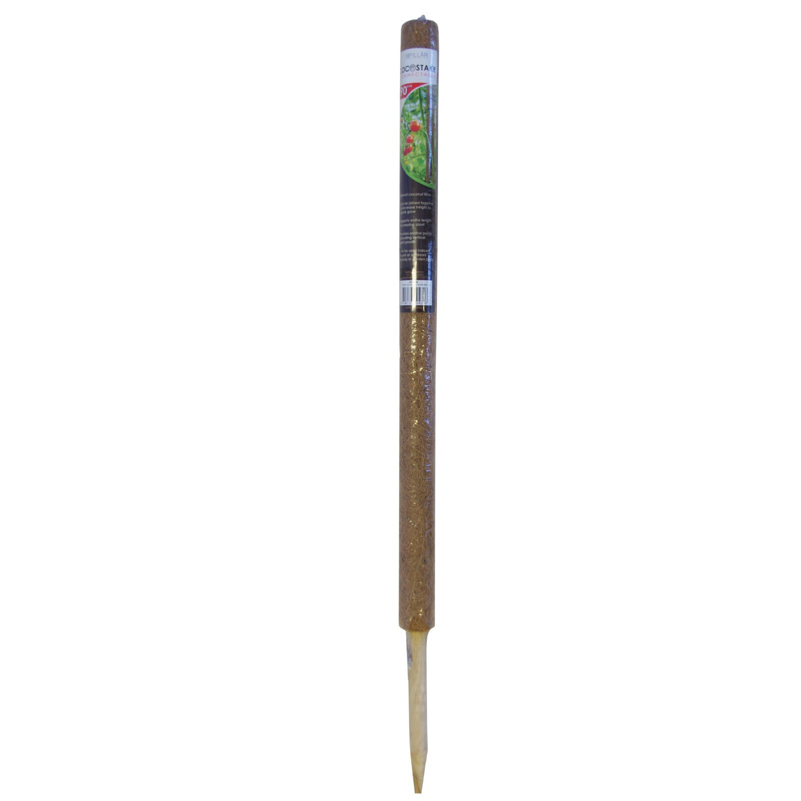 Pillar 90cm Natural Joinable Coco Garden Stake - Bunnings Australia