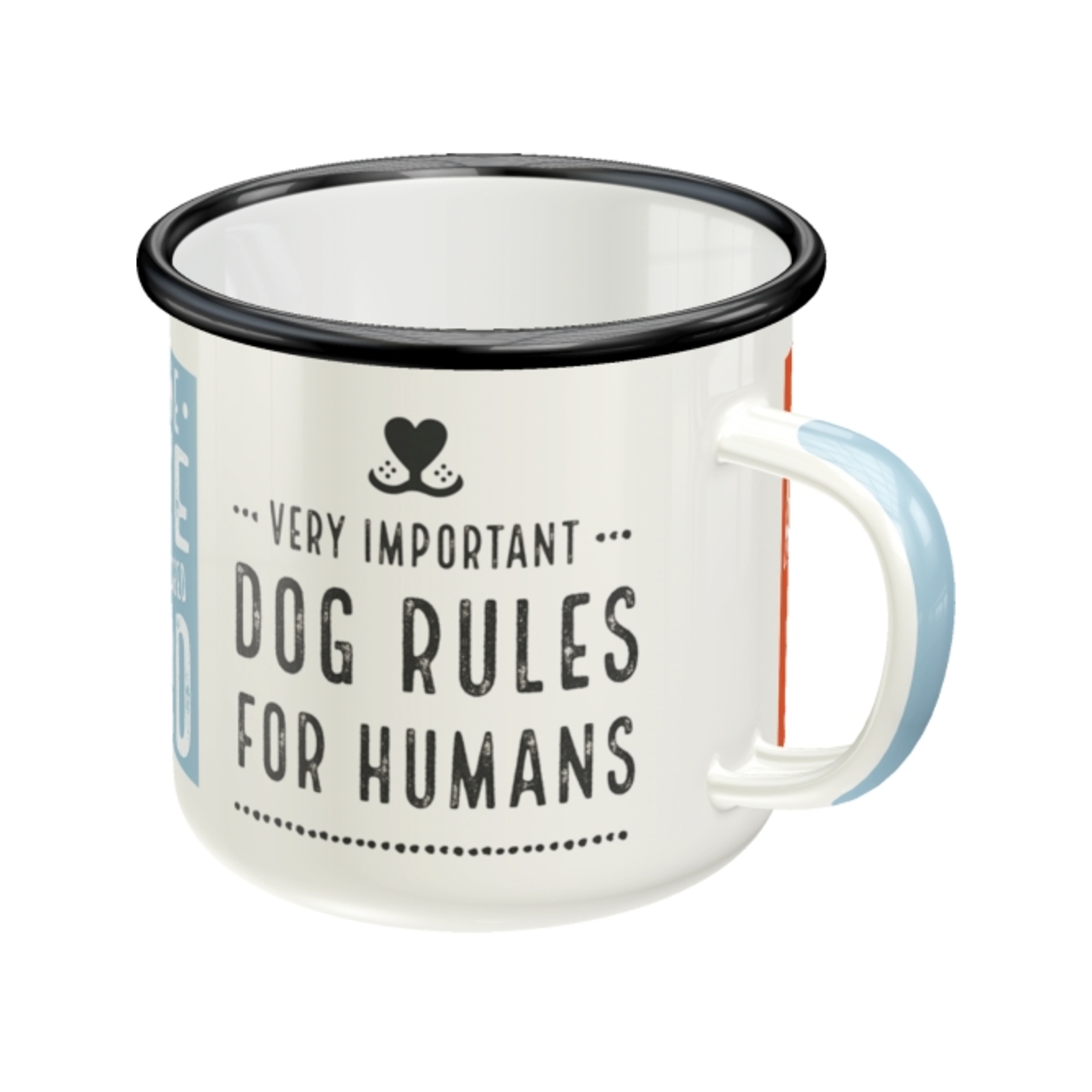 NostalgicArt Enamel Mug Dog Rules Bunnings Australia
