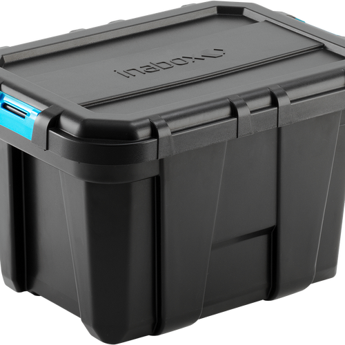 Inabox 38L Iron Black Heavy Duty Storage Container - Bunnings Australia