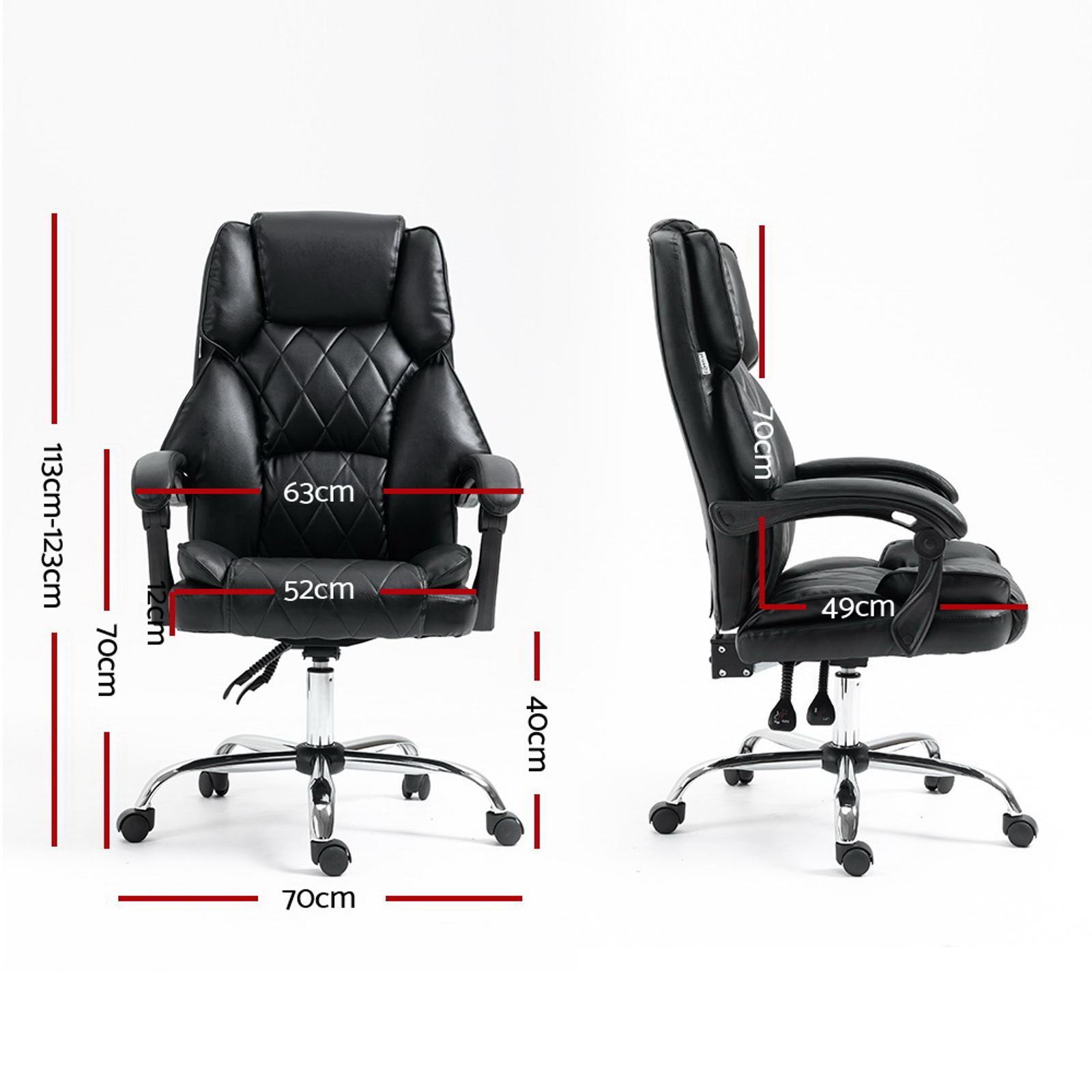Artiss Executive Office Chair Black Bunnings Australia