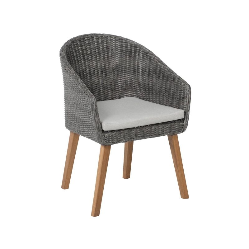 Savannah Wicker Tub Dining Chair | Mimosa