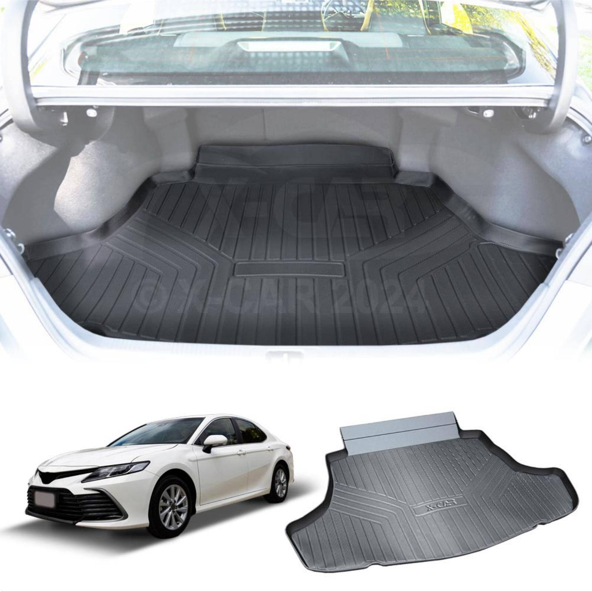 Jenofa-Floor Mats & Cargo Mat Custom for 2018-2024 Camry