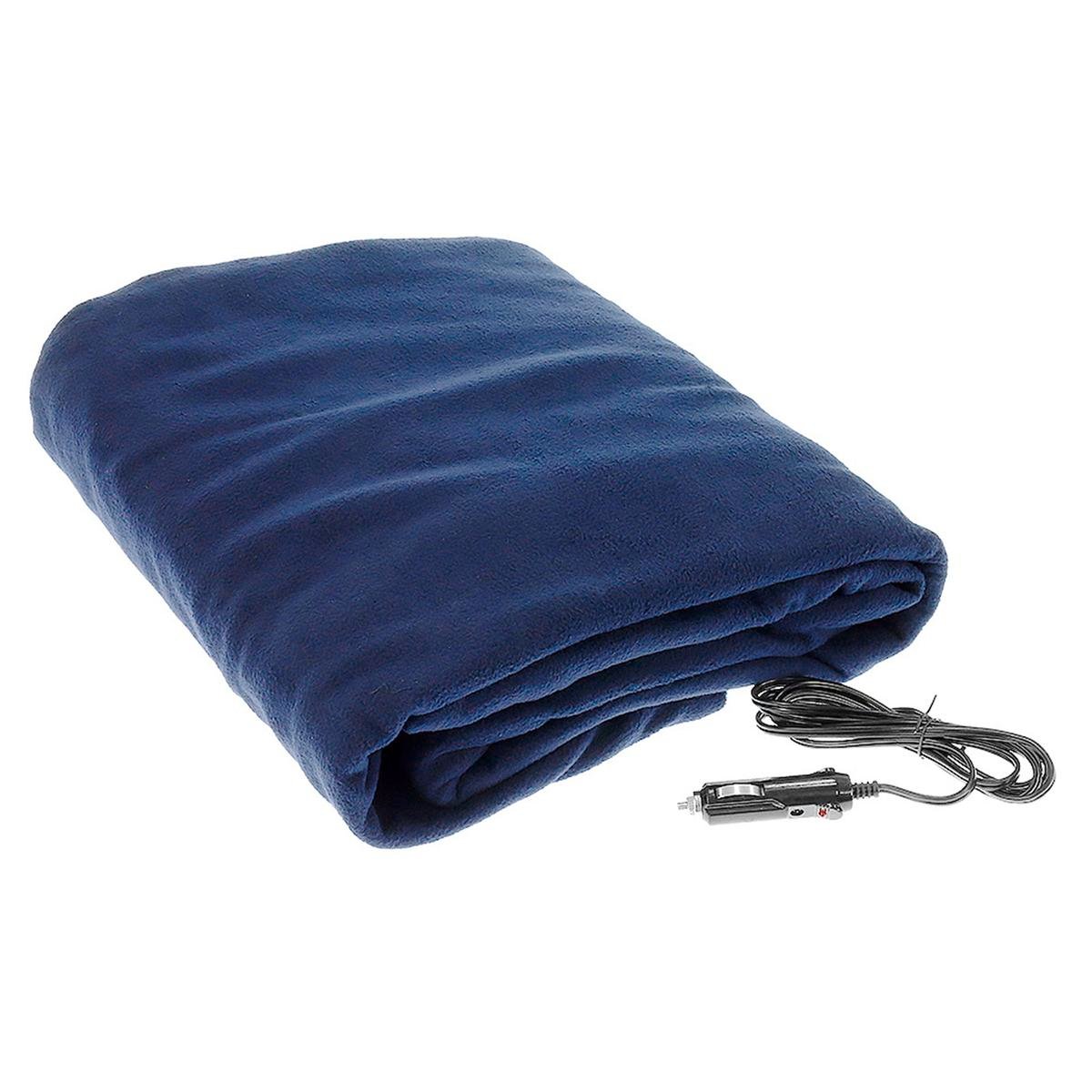 Heated Electric Car Blanket 150x110cm 12V - Blue - Bunnings Australia