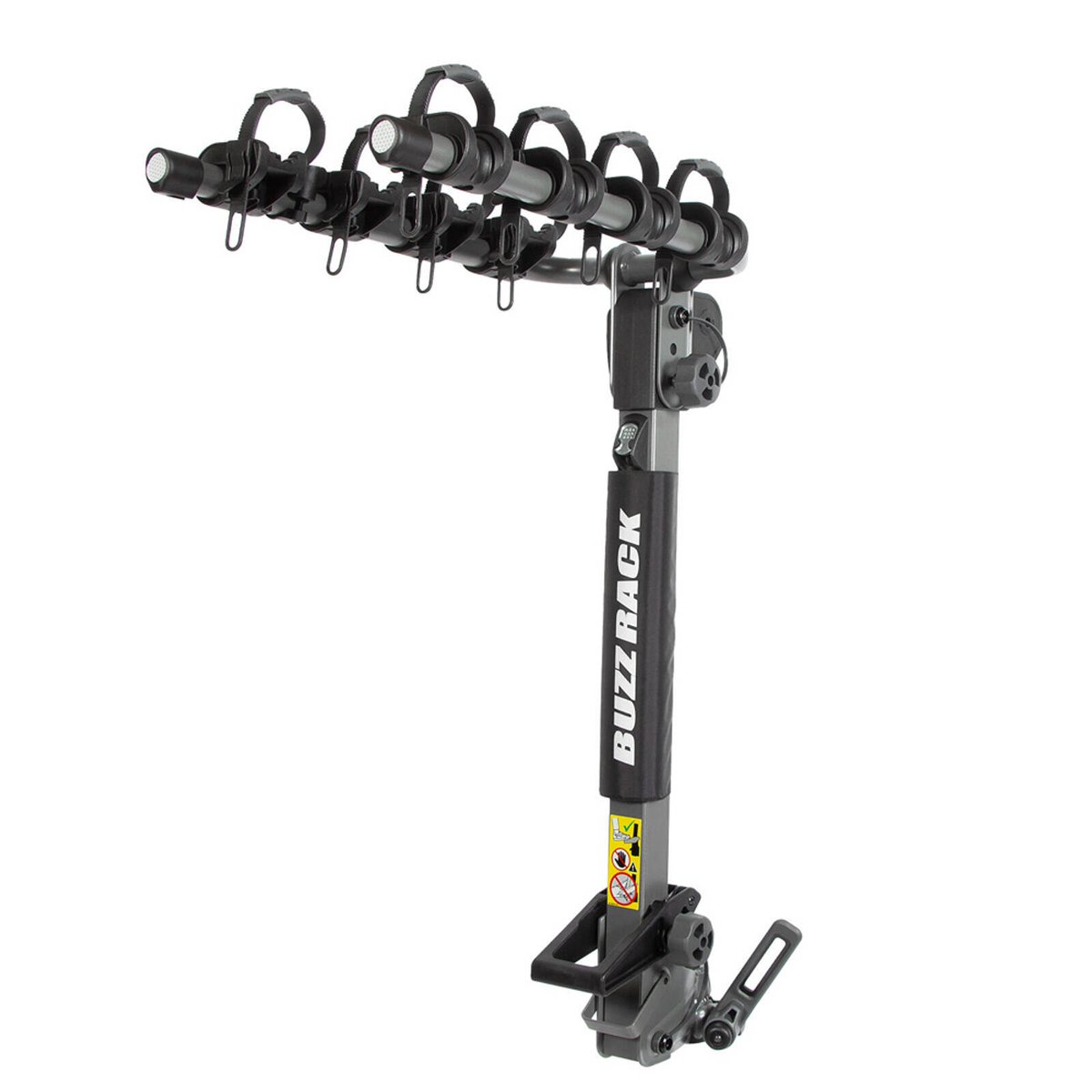 Buzzrack Buffalo 4 Tow Ball Mount 4-Bike Dual Arm Rack - Black ...
