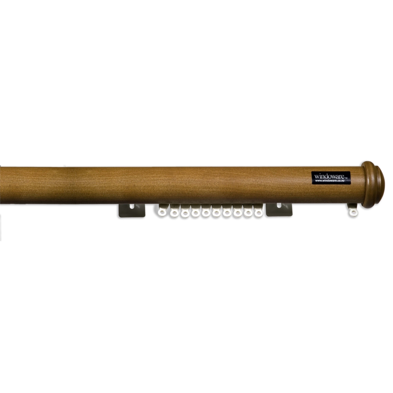 Windoware Wooden Track Rod 38mmx6m 130/150mm Bracket Single - Bunnings ...