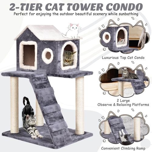 costway-cat-tree-kitty-scratching-post-condo-tower-bunnings-australia