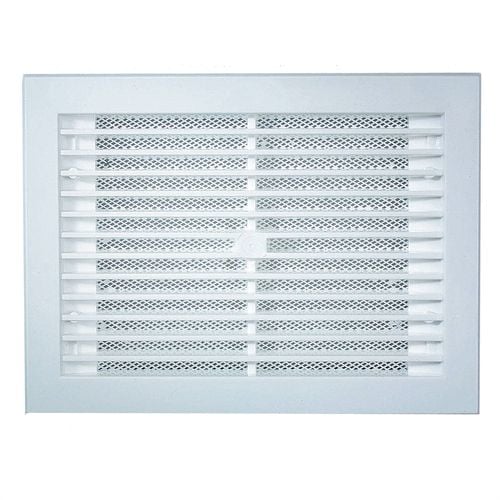 Haron 285 x 225mm White Wall Vent - No Baffle - Bunnings Australia