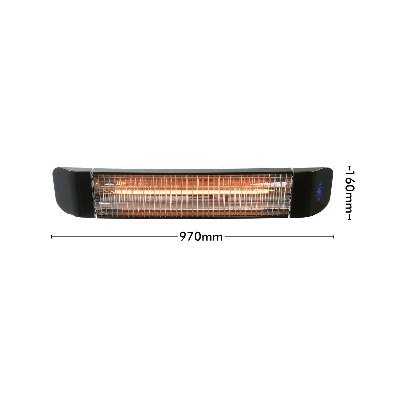Arlec 2400W Smart Grid Connect Instant Infrared Heater - Bunnings Australia