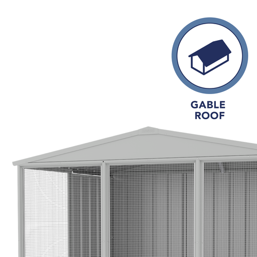 Absco Sheds 2.26 x 1.48 x 2.0m Zincalume Full Door Gable Roof Chicken