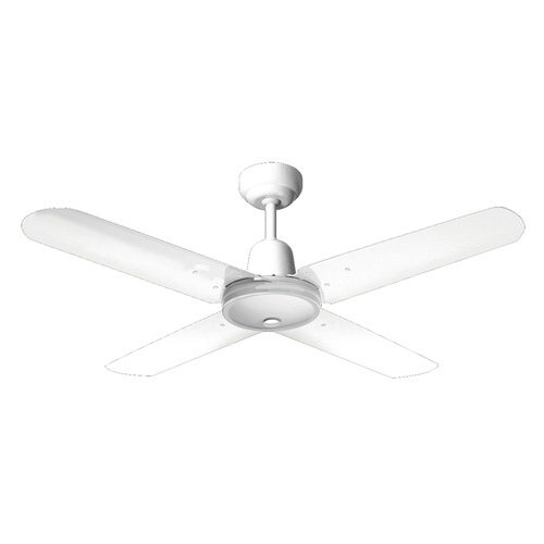 HPM 1200mm White Hangsure 4 Blade Ceiling Fan - Bunnings Australia