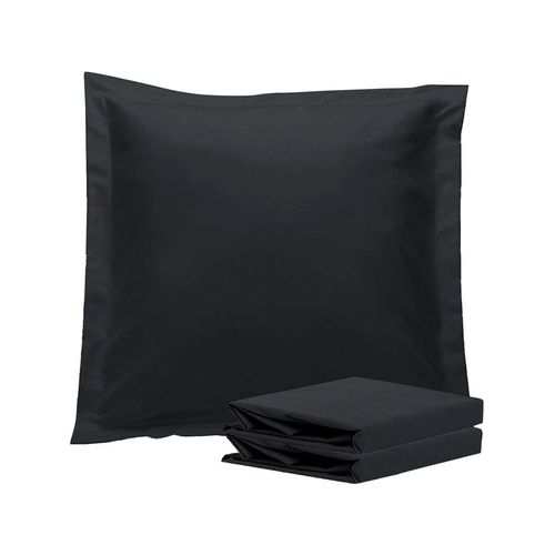 Pair Of 1000TC Super Soft European Pillowcases - Ultra Soft Microfiber, Antimicrobial & Breathable