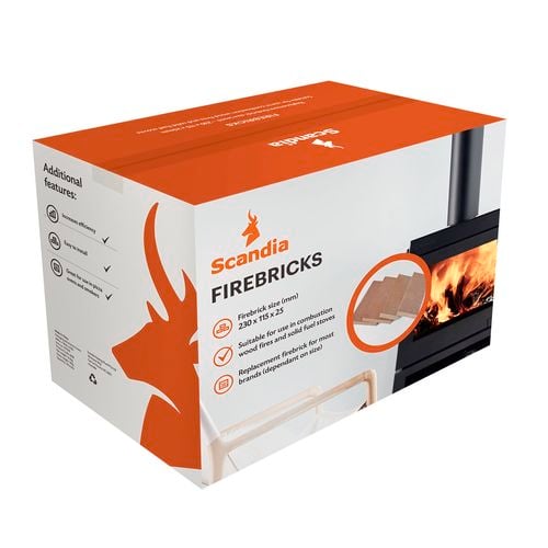 Scandia 1 Firebricks - 10 Pack - Bunnings Australia