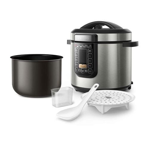 Philips Viva Collection All in One Cooker 6L Silver Bunnings