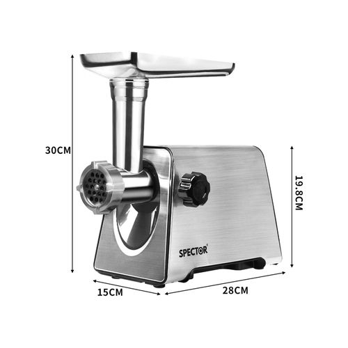 Spector 2500W Electric Meat Grinder Mincer Machine Sausage Filler Kibbe