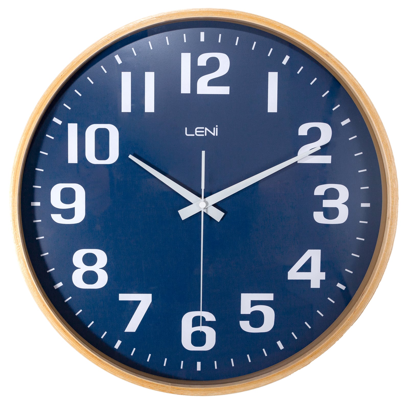 Leni 40cm Navy Wood Wall Clock Bunnings Australia Leni 40cm Navy Wood Wall Clock Bunnings Australia