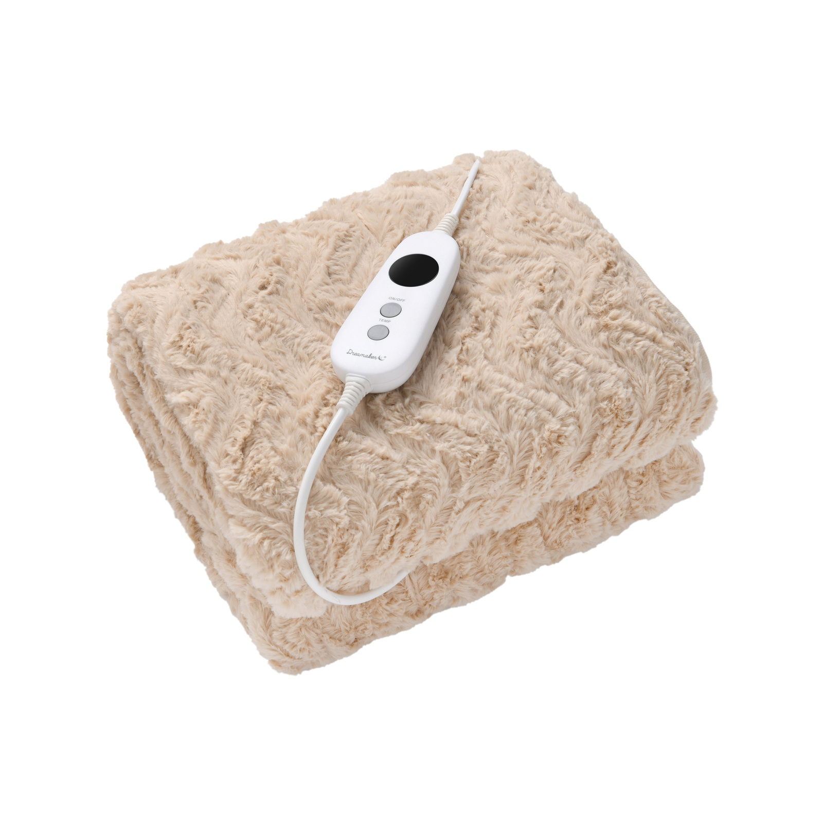 Dreamaker Luxury Faux Fur Heated Throw 160x120cm Natural - Bunnings  Australia