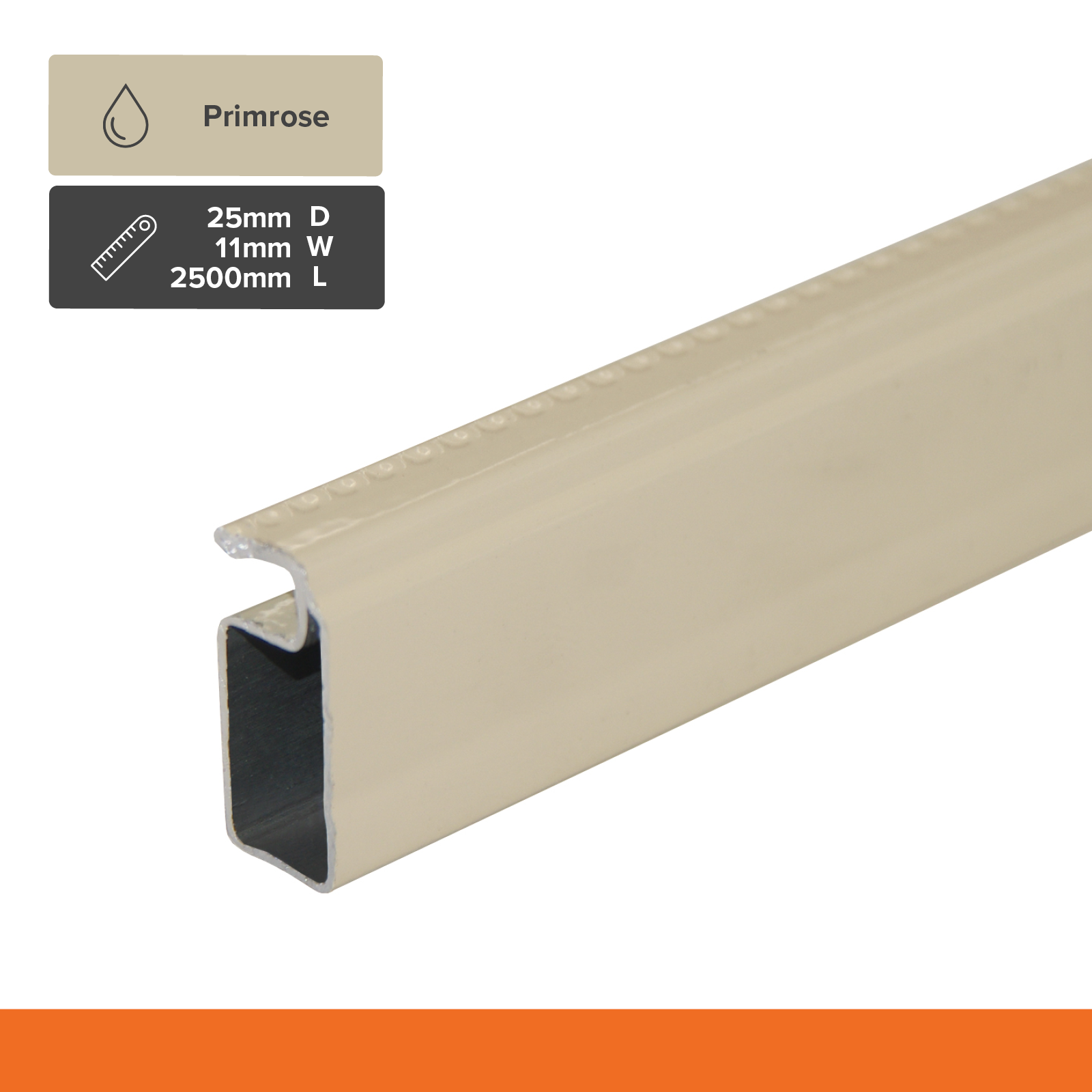 Pillar 25mm x 2.5m Primrose Flyscreen Frame - Bunnings Australia