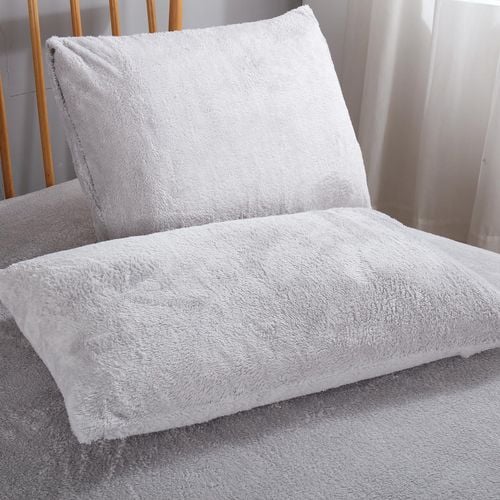 Teddy fleece double online fitted sheet