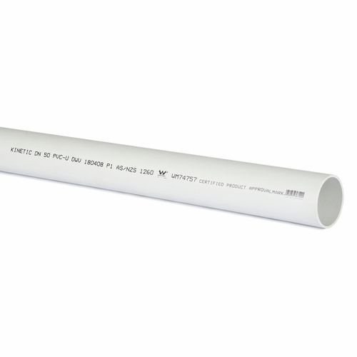 Kinetic 50mm x 1m PVC DWV Pipe - Bunnings New Zealand