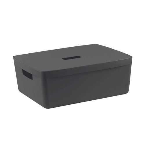 Inabox 19L Barn Grey Modular Storage Container - Bunnings Australia
