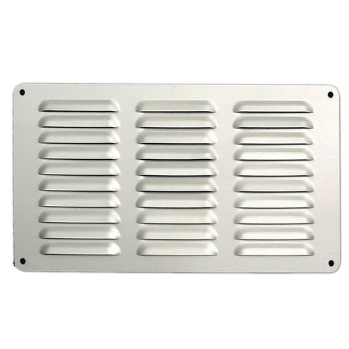 Haron 300 x 150mm Silver Aluminium Pressed Wall Vent - Bunnings Australia