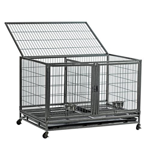 Picture Idea: Collapsible Dog Crate Transporter Travel Cage With Divider Dog Crate