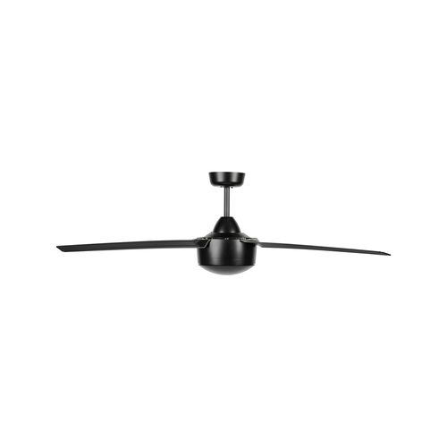 Click 3 Blade 122cm Amali Black Ceiling Fan With Optional Light Kit ...
