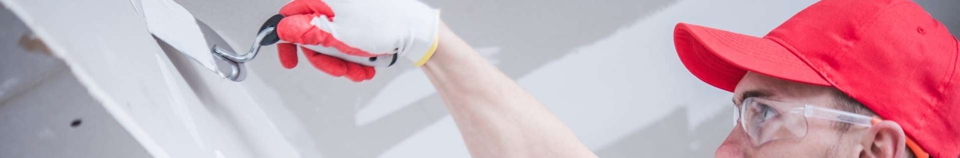 Person using joint compound